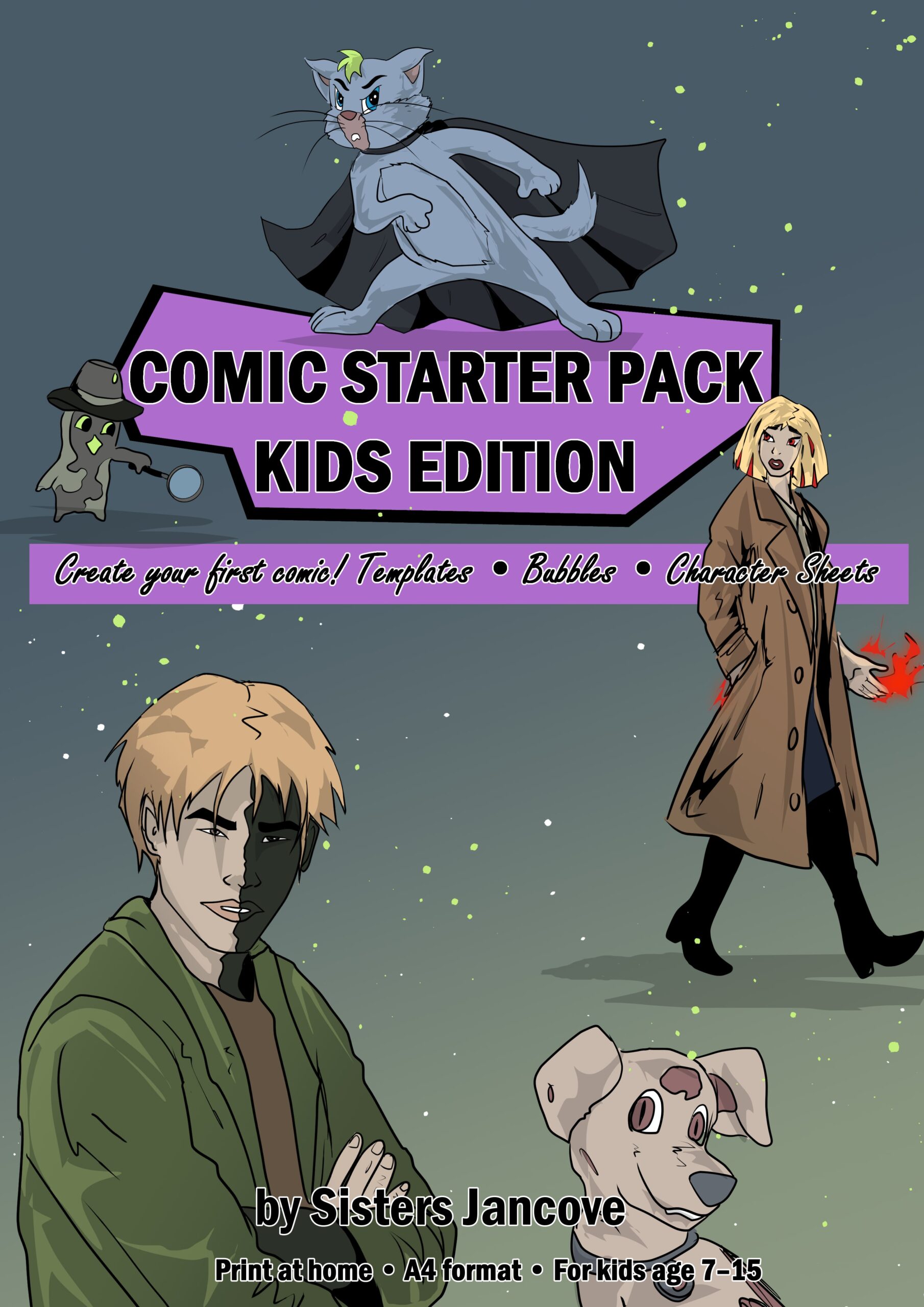Comic Starter Pack – Kids Edition (Printable PDF)